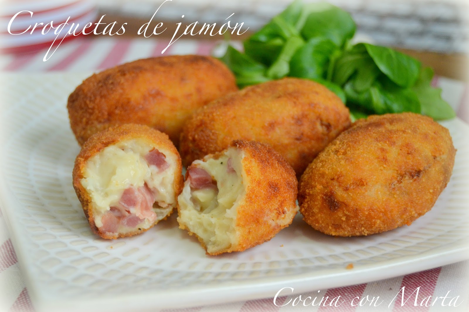 Croquetas caseras de jamón