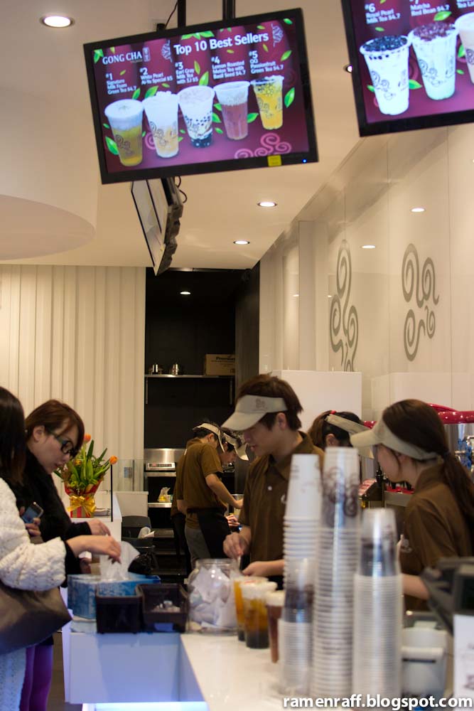 Ramen Raff Gong Cha, Street Sydney