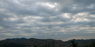 Grey overcast start to the day Grey overcast start to the day