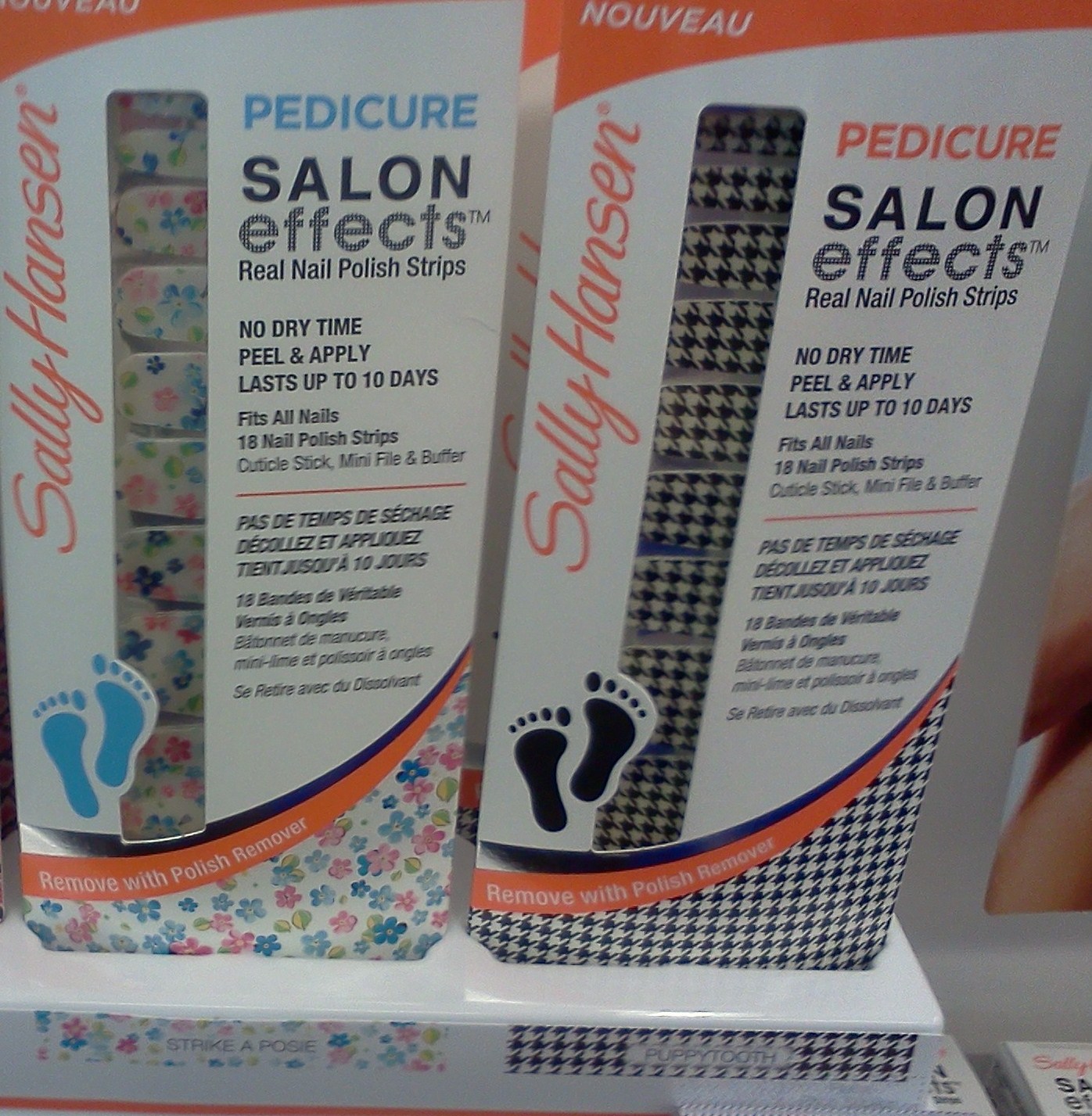 pedicure collection I've seen for SH's blockbuster nail polish strips