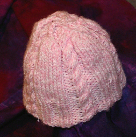 Crafting for Charity: Cabled Hat Pattern