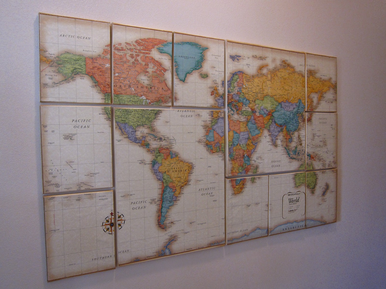 Creative Juices Decor: World Map Inspiration and Sneak Peak into my