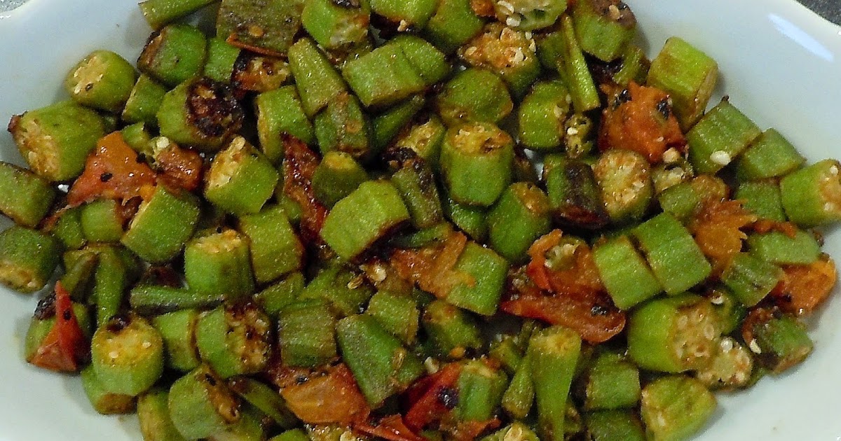 Rashmi's Recipes Bhindi Tamatar (Okra with Tomatoes)