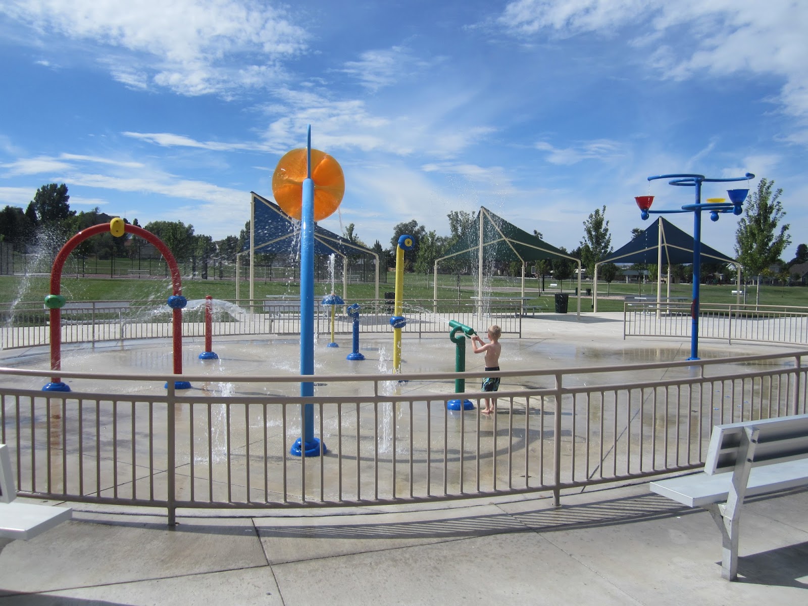 Utah Valley Family Adventures Alpine Splash Pad & Creekside Park