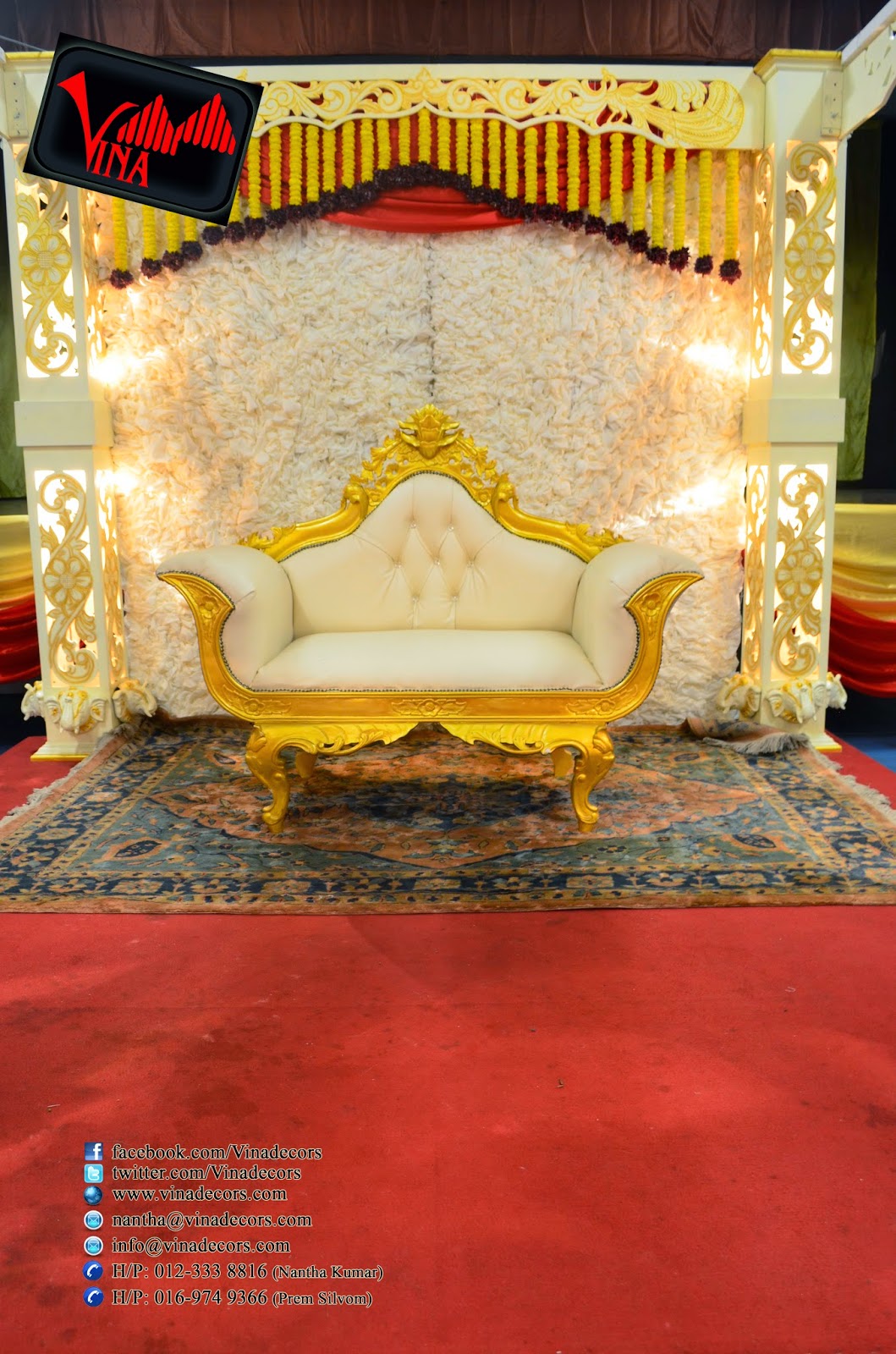 Morning Wedding in Sri Thandayuthapani Temple, Chettiar's Hall, No. 332, Jalan Ipoh, Sentul 51200 Kuala Lumpur which took place on 9th April 2014 (Entrance Kolam Setting with twin ganesha statue, 10 different pillar with musical ganesha statue and fresh flowers, ganesha manavarai seting with fresh flowers and Main table setting) by Vina Canopy & Decor Morning Wedding in Sri Thandayuthapani Temple, Chettiar's Hall, No. 332, Jalan Ipoh, Sentul 51200 Kuala Lumpur which took place on 9th April 2014 (Entrance Kolam Setting with twin ganesha statue, 10 different pillar with musical ganesha statue and fresh flowers, ganesha manavarai seting with fresh flowers and Main table setting) by Vina Canopy & Decor