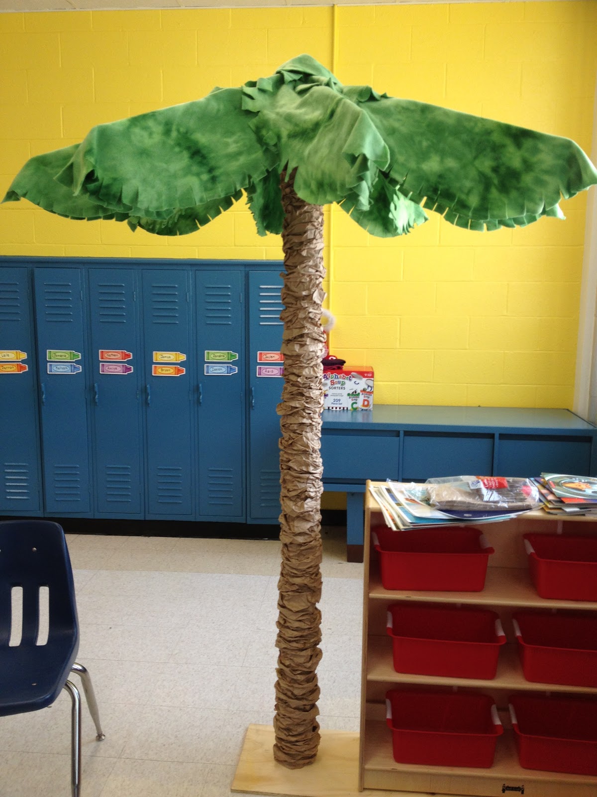 Just an idea... Classroom Palm Tree