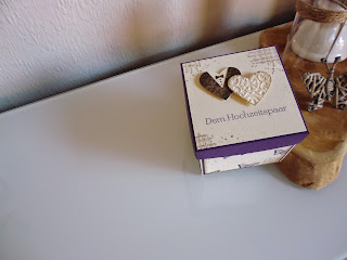 Stampin Up Explosionsbox Hochzeitstorte