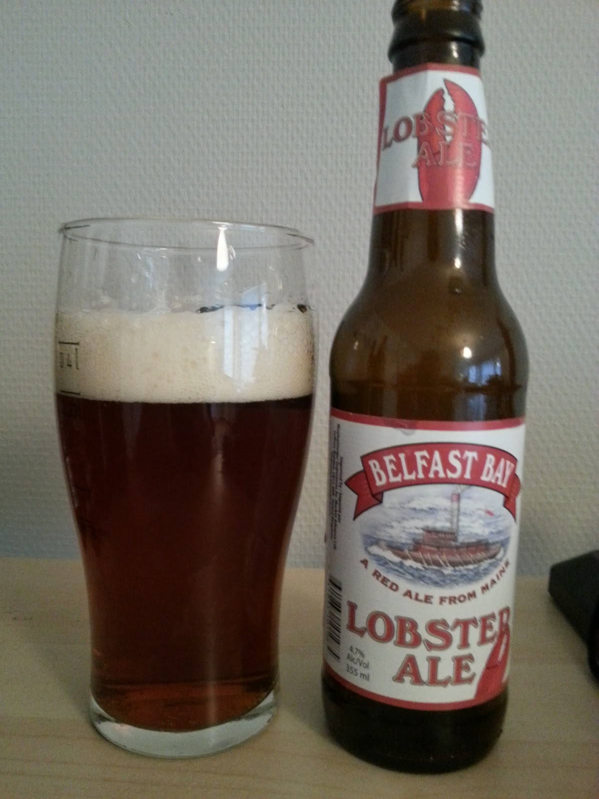 Belfast Bay Lobster Ale & McGovern's Oatmeal Stout