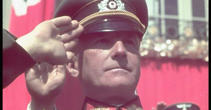 World War II in Color Walther von Brauchitsch in Reichs Veteran Day