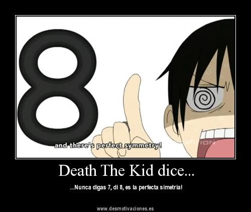 Death The Kid e o numero mais perfeito que o 6.