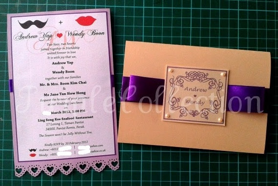 Purple Theme Wedding Invitation Cards, wedding invitation card, mustache and lip wedding invitation card, mustache and lip, purple best seller card, purple card, purple wedding card, wedding