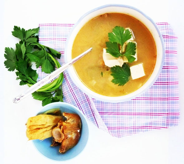 The Foodpecker Salted Fish Bone Soup with Silken Tofu