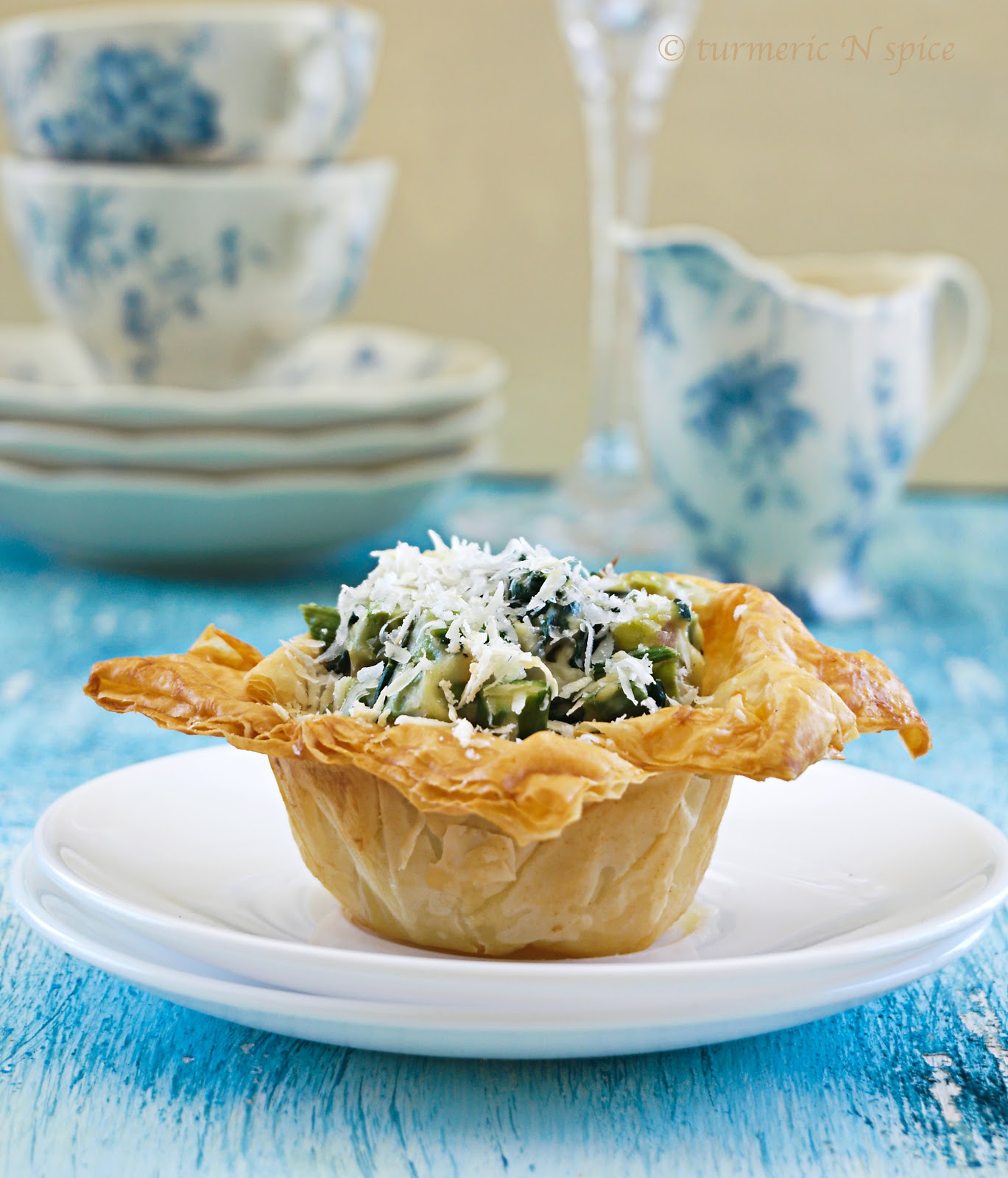 Turmeric n spice Phyllo savory pastry