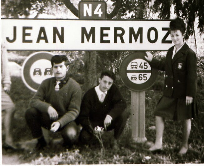 Panneau de Jean Mermoz en 1962 ...