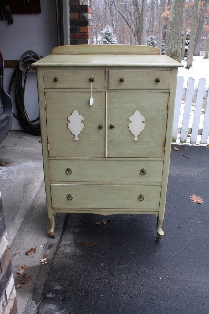 Roots and Wings Furniture Blog No. 69 Antique Teal Upright Dresser