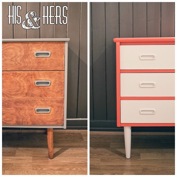 Bettum villa: diy: his & hers nattbord