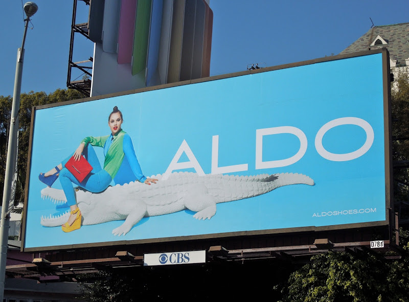 Anais Pouliot Aldo gator billboard