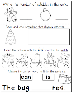 Also To Celebrate The Last Monday Before Thanksgiving Heres A Few Christmas Themed Freebies For You First One Is Sequencing Activity