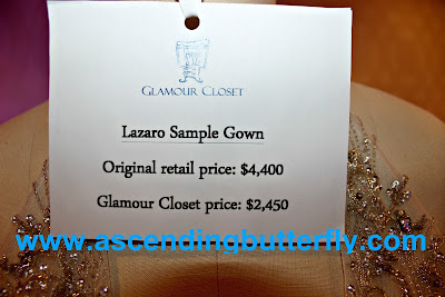 Lazaro Sample Gown from Glamour Closet Designer Wedding Dresses at the Wedding Salon Bridal Tradeshow/Expo, New York City