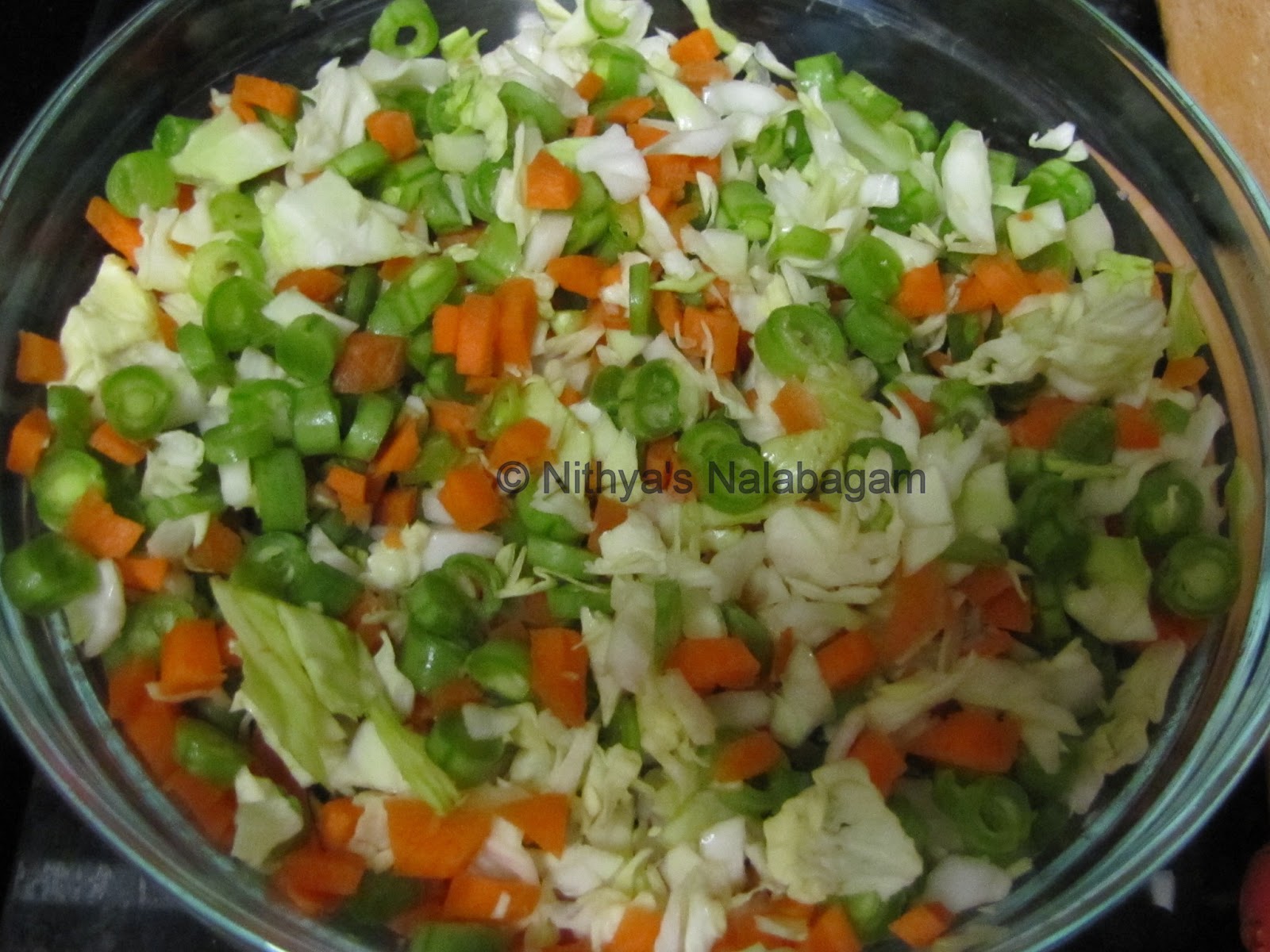 cabbage beans carrot curry