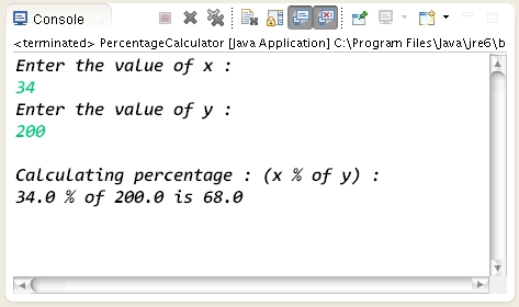 How To Calculate Percentage In Java Learn Java By Examples