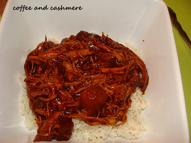Crock-Pot Hawaiian BBQ Chicken over Rice