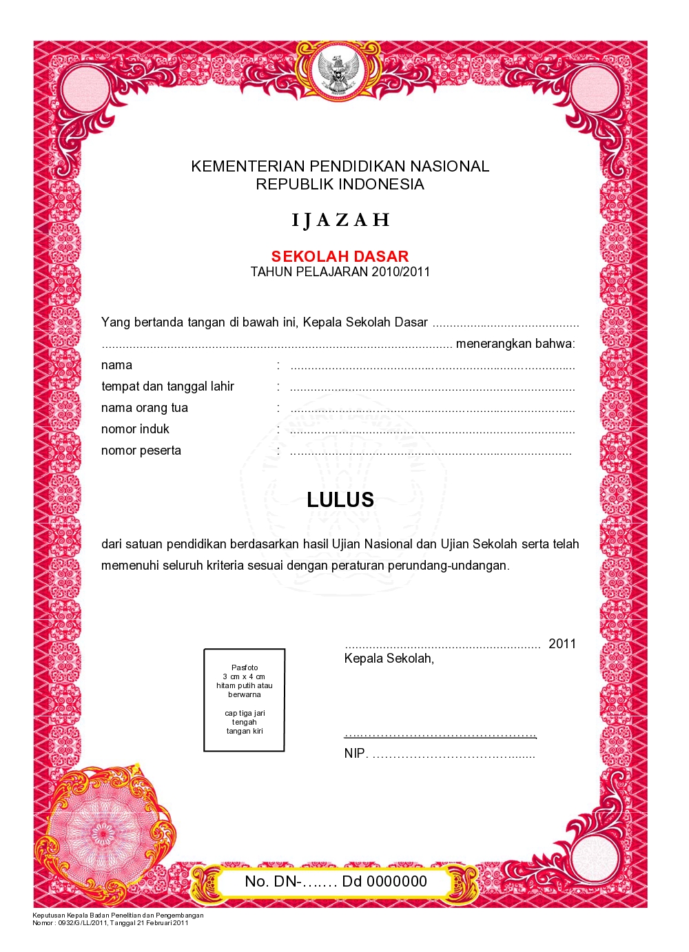 IJAZAH 20102011 Ruang Pembelajar