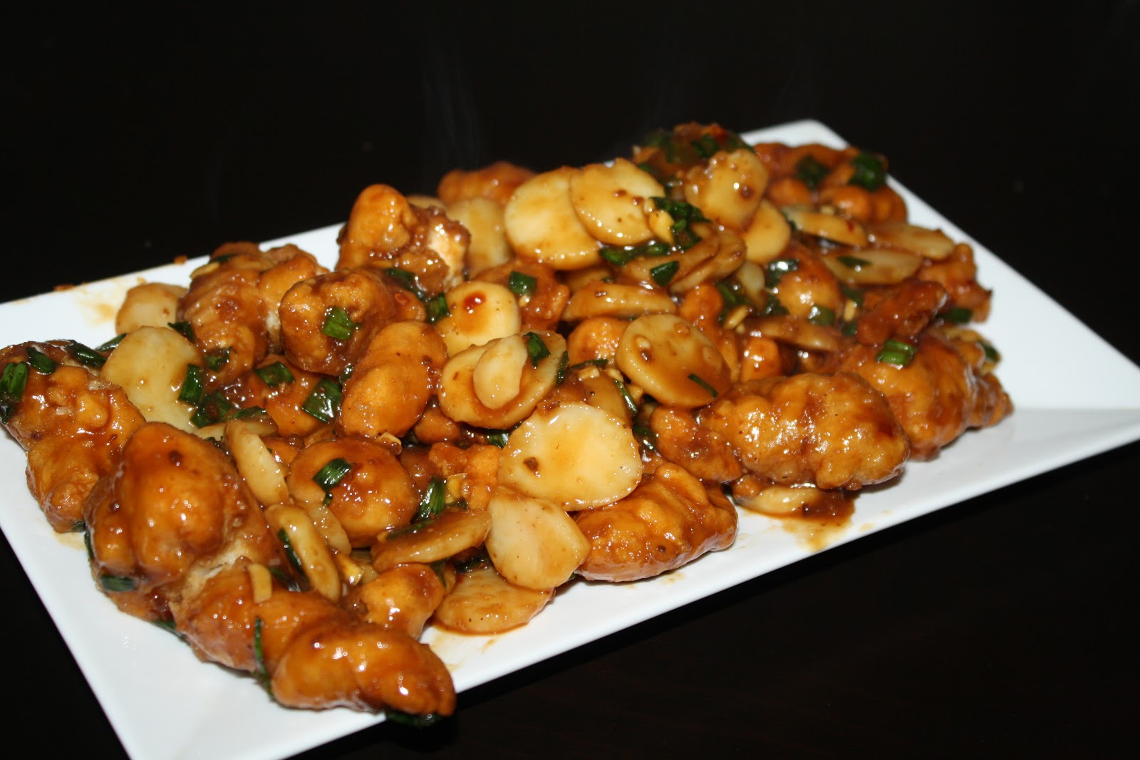 An Immovable Feast Ginger Orange Garlic Tempura Chicken