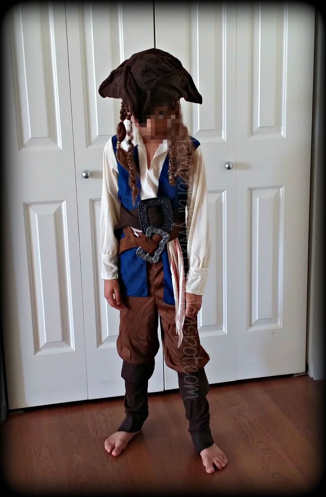 Temporary Waffle Pirates of the Caribbean Captain Jack Sparrow Pirate