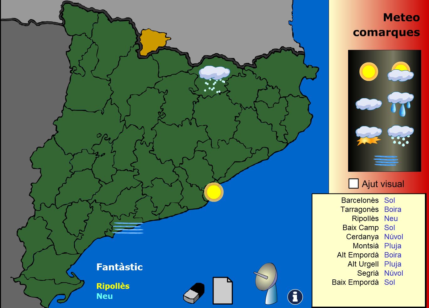 Resultat d'imatges de meteo comarques