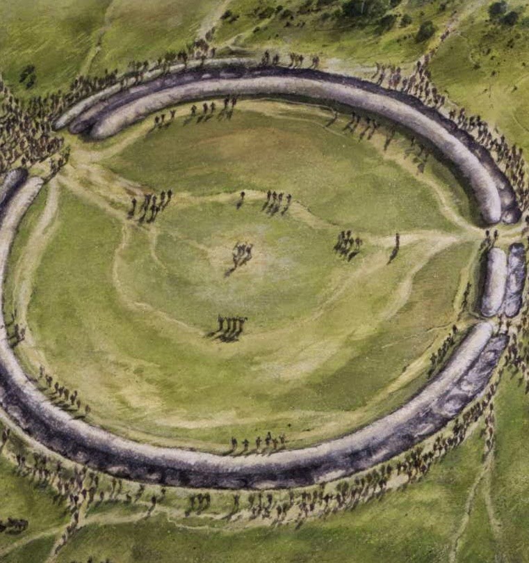 Old European culture Henges Rondel enclosures