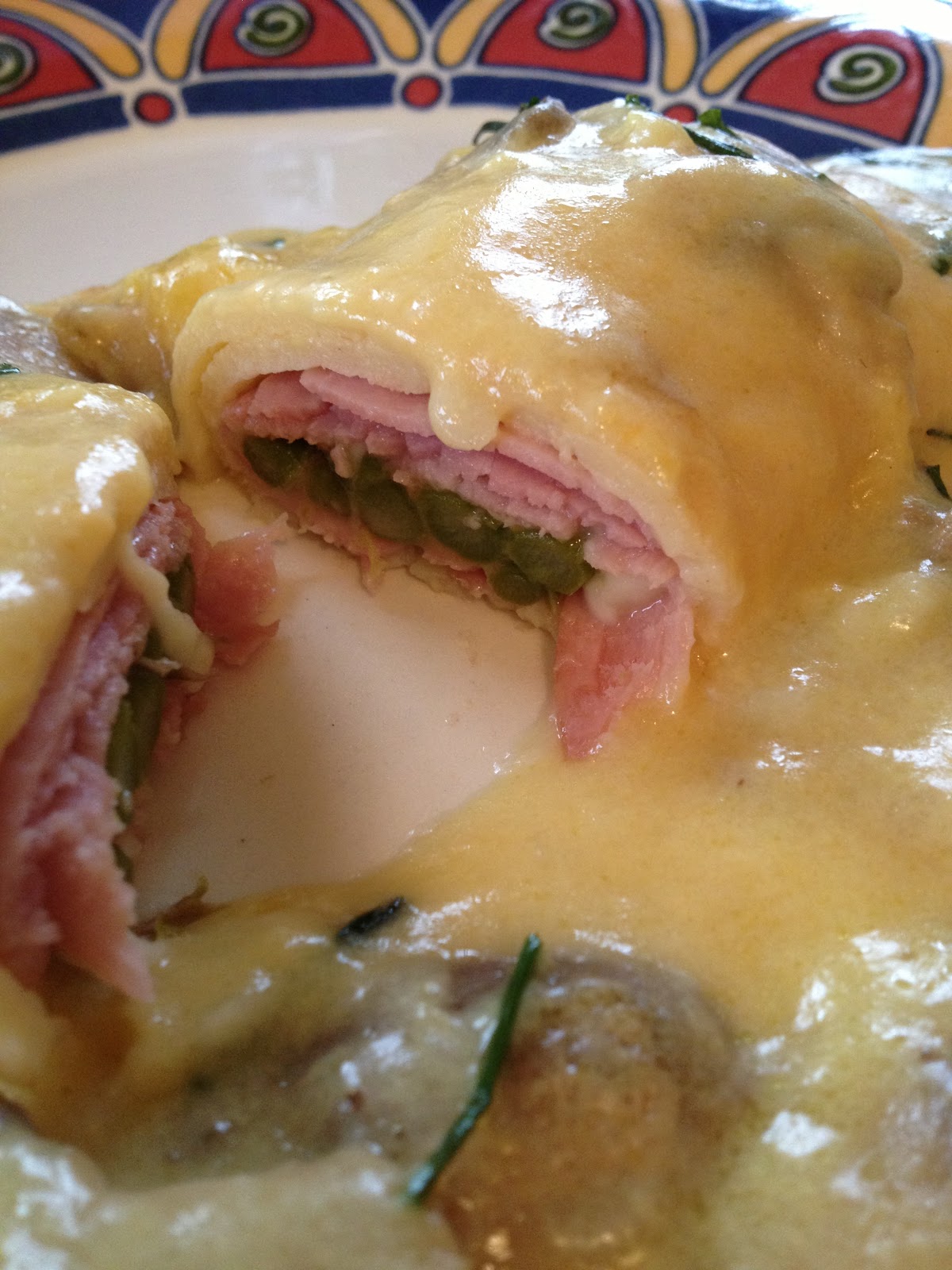 Marcy Can Cook! Mom's Asparagus Ham Crepes