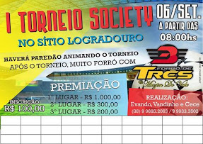 1° TORNEIO SOCIETY NO SITIO LOGRADOURO