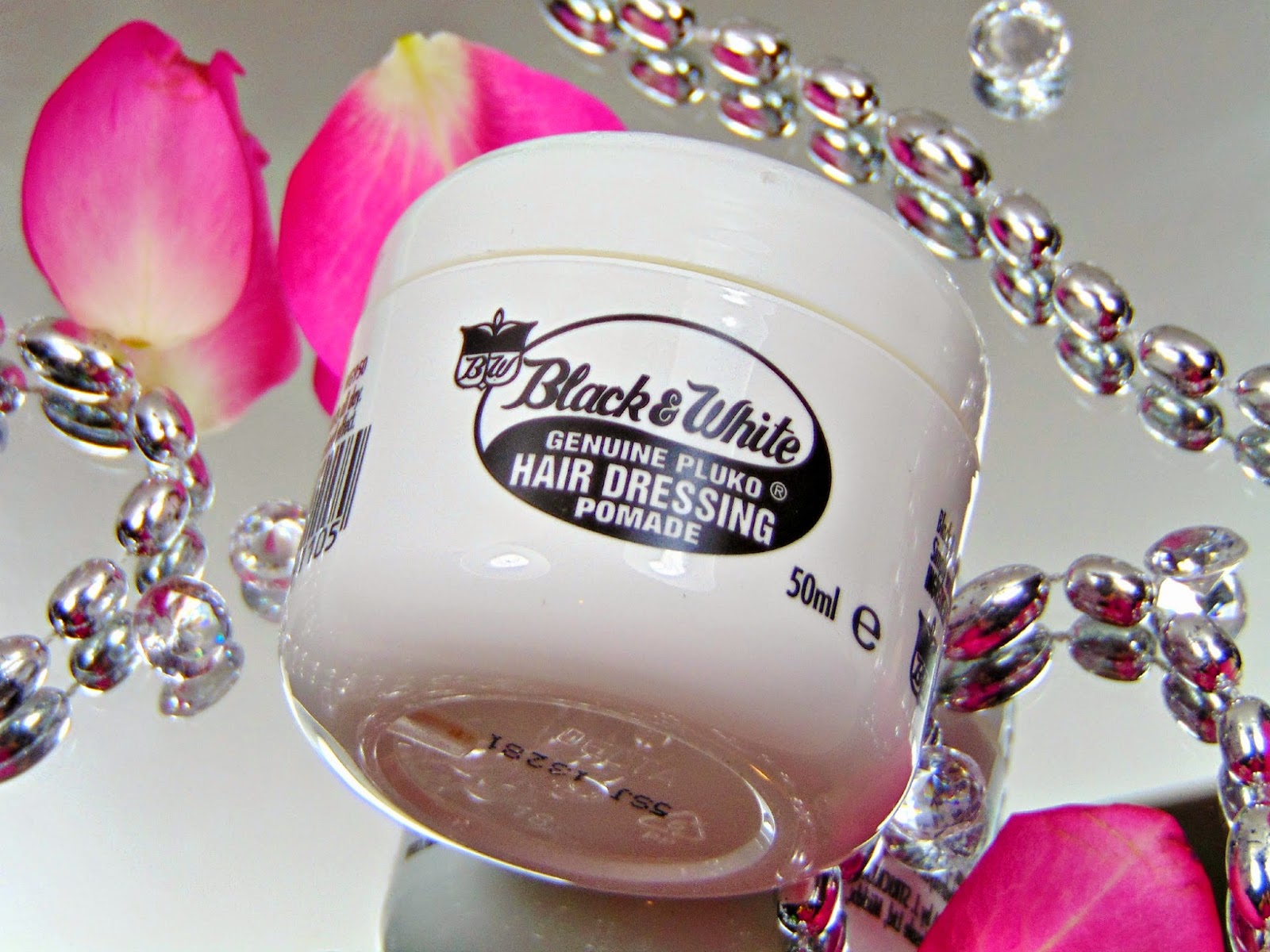 Black White Genuine Plunko Hair Dressing Pomade Chocolate