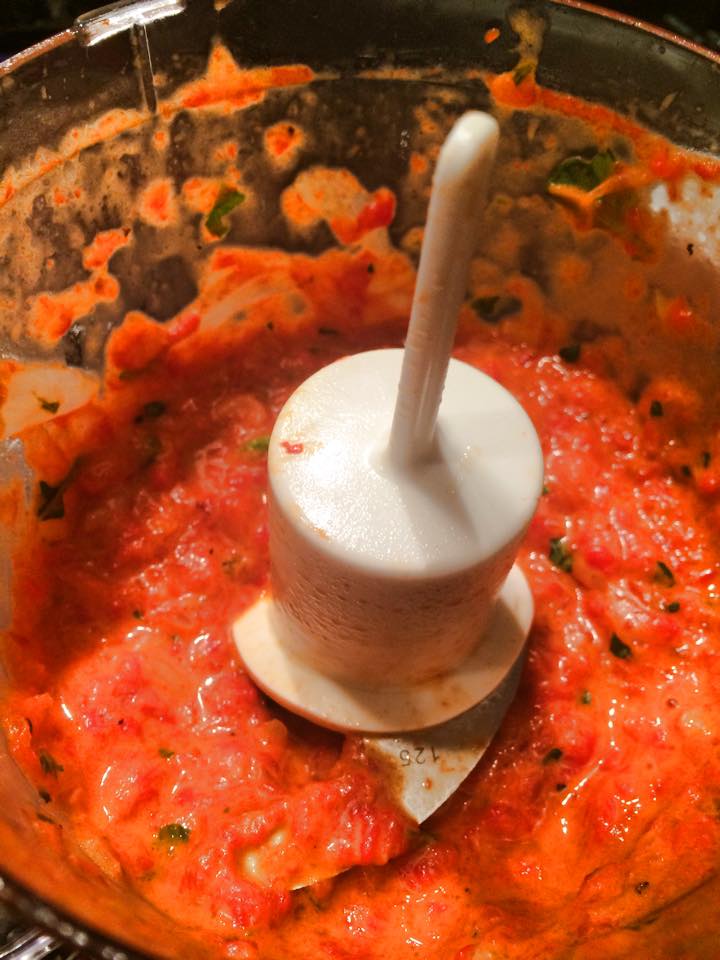 Pasta with Red Bell Pepper Cream