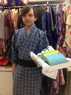 Japanese Robe worn by young man