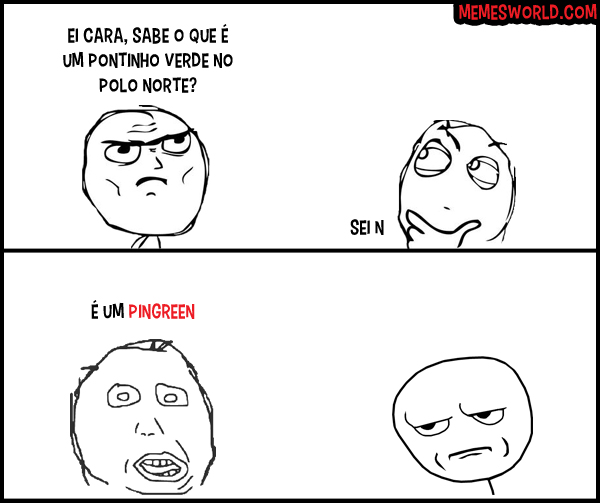 Memes World Piadas de pontinhos são uma merda