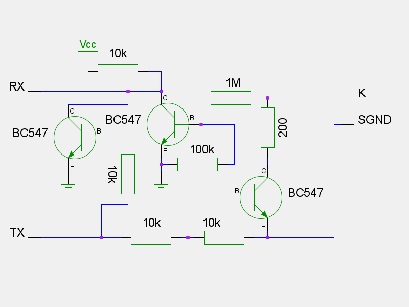 tnn's contraptions OBD to TTL transceiver circuit done