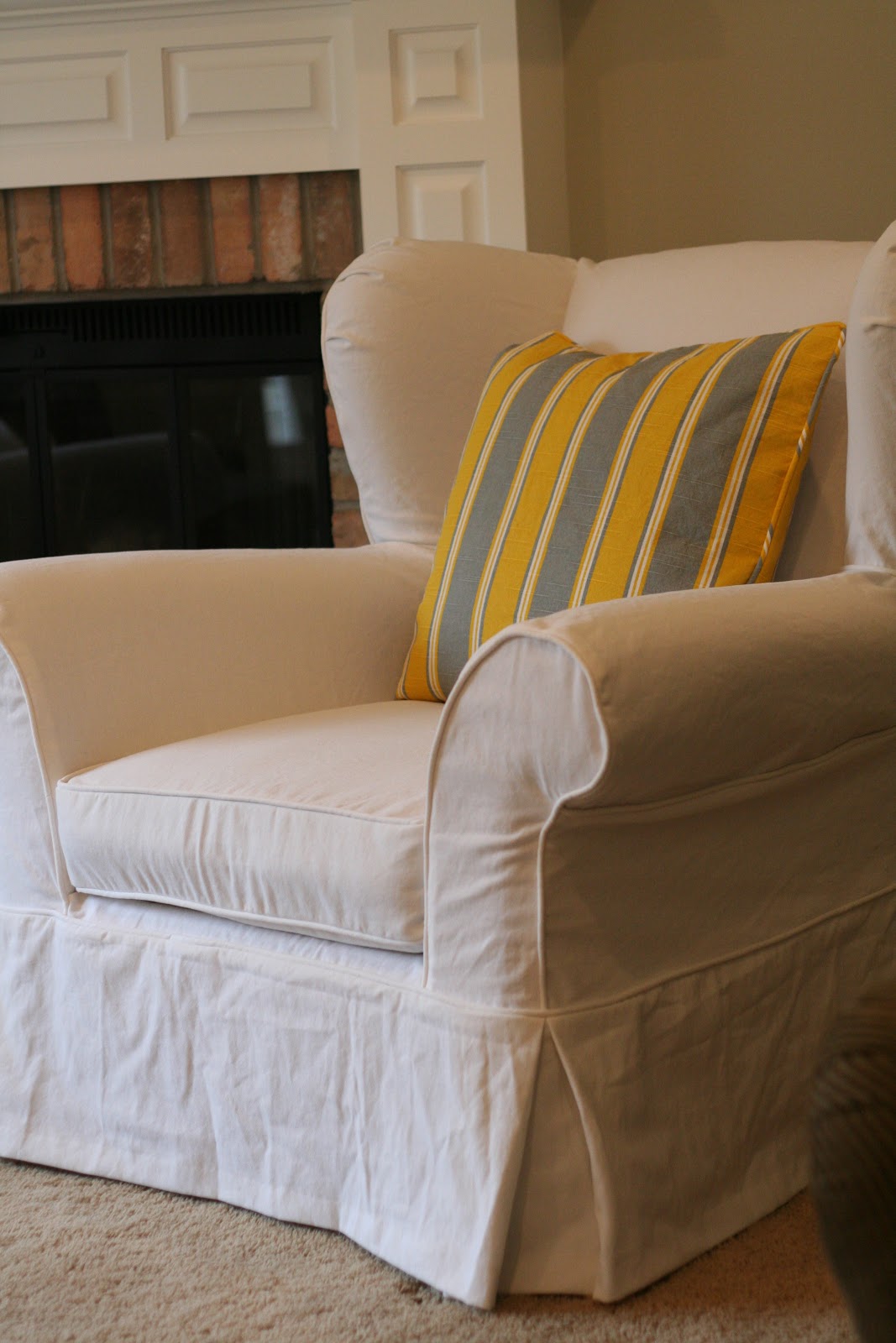 Couch And Chair Redo Plus Dvd Giveaway And Sale Slipcovers By
