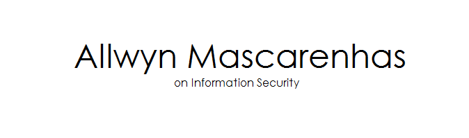 Allwyn Mascarenhas on Information Security
