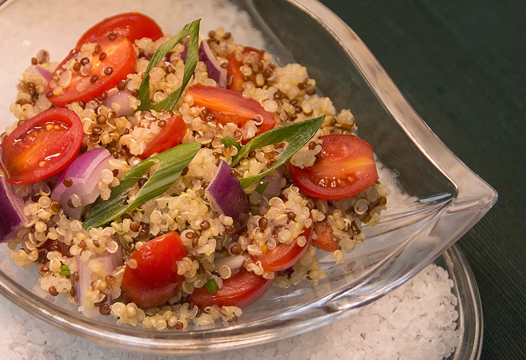 Salada Colorida de Quinoa Virei Vegetariano Receitas Veganas