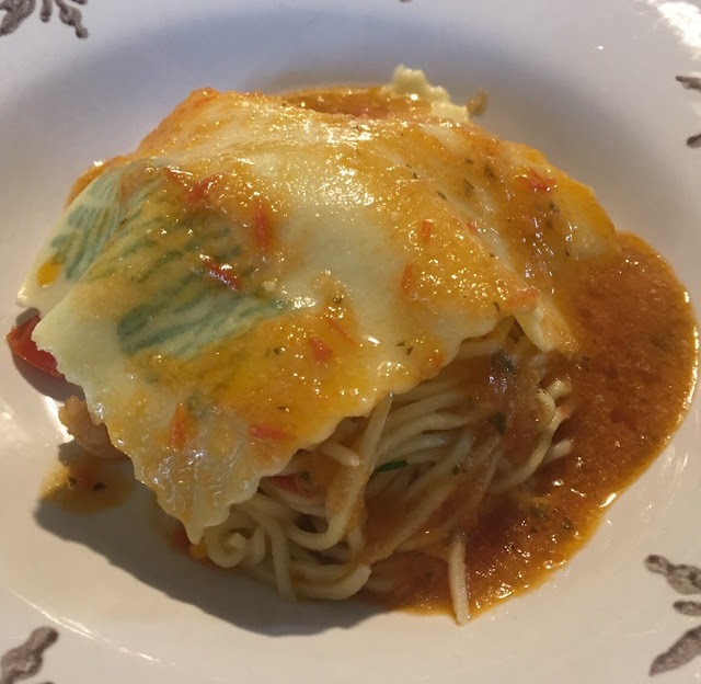 Tagliolini nascosti alla rana pescatrice