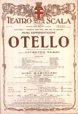 El Mirador Nocturno: Giuseppe Verdi. Otello