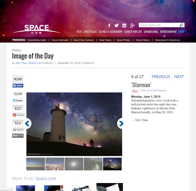 Cape Cod wedding blog photo from Chris Cook Photography about SPACE.COM Image of the Day!