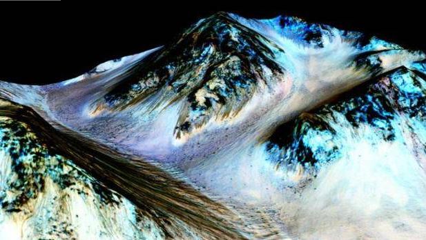Agua en Marte