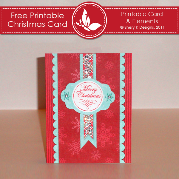FREE Christmas Printable Card, Box, Label, Gift Tag Ipietoon Blog