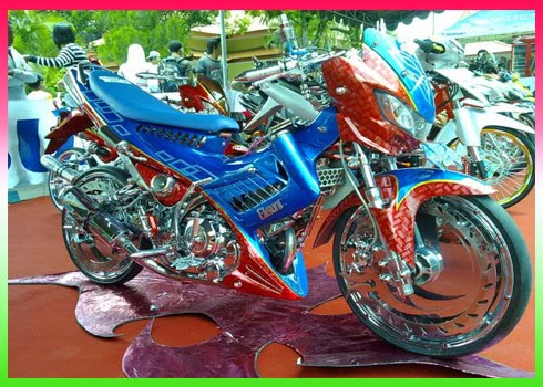 Modifikasi New Satria FU 150 Airbrush