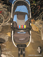 BabyDoes CH292 Jogger X Three Wheel Baby Stroller with Reversible Handle 