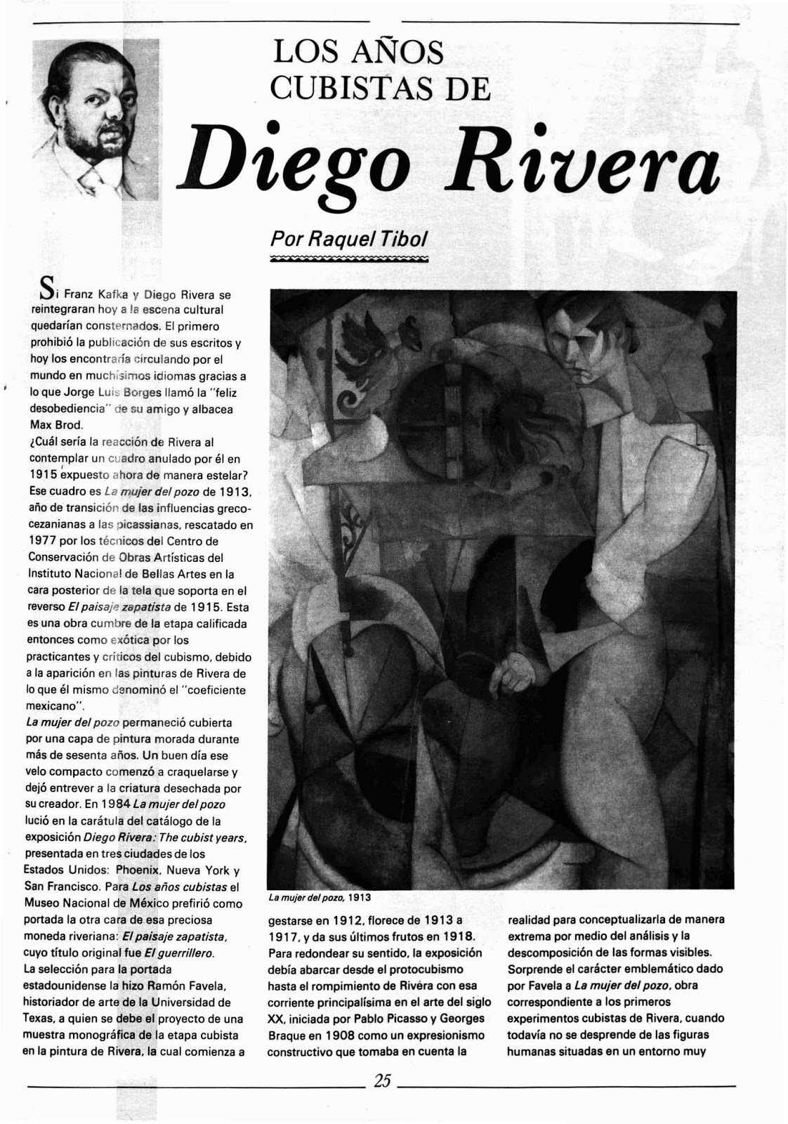 La Mujer del Pozo, 1913 by Diego Rivera