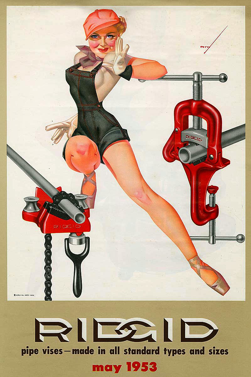 George Petty’s Ridgid Tools Calendars (1953) .